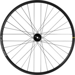 Roue vtc - city 700 mavic speedcity tubeless ready avant disc centerlock axe traversant 12-100 noir jante 622-25