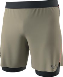 Dynafit Alpine Pro Khaki Men's 2-in-1 shorts