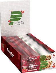 Boîte Natural Energy Cereal Bar (18x40g) - Powerbar - Fraise Et Cranberry - Barres énergétiques