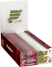 Boîte Natural Energy Cereal Bar (18x40g) - Powerbar - Fraise Et Cranberry - Barres énergétiques