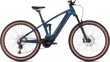 Cube Stereo Hybrid 120 Race 750 Electric Full Suspension MTB Shimano Deore XT 12S 750 Wh 29'' Petrol Blue