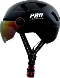 Casque Speed Pedelec 2 Visières et éclairage LED - NTA 8776