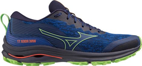 Chaussures de Trail Running Mizuno Wave Rider TT Bleu Vert