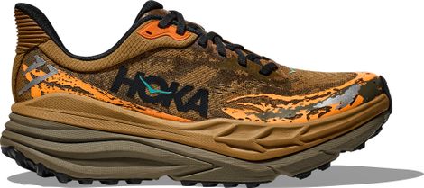 Hoka Stinson 7 Brown/Orange Men's Trail Shoes