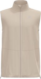 Heren Odlo Zeroweight Warm 2.0 Beige Mouwloos Jas