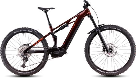 VTT Électrique Tout-Suspendu Cube Stereo Hybrid One77 HPC Race 800 Shimano Deore 12V 800 Wh 29''/27.5'' Orange Liquid 2025