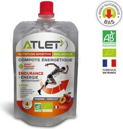 Compote energetique Atlet abricot pomme