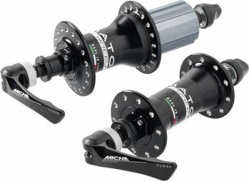Lot de moyeux avant/arrière Miche syntesi primato shimano 28H
