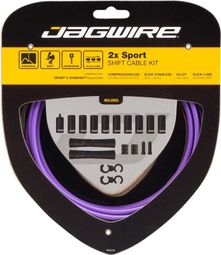 Jagwire 2x Sport Shift Kit Purple