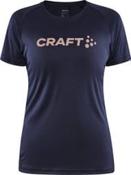 Craft Essence Logo Women's Short Sleeve Jersey Blue