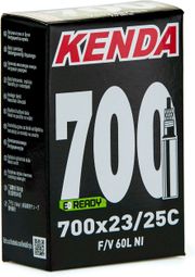 Tube Kenda 700x23/25C Presta 60mm