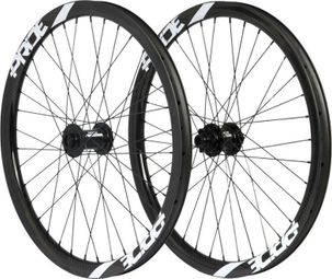 Paire de Roues Carbone Cruiser 24 Pride Gravity Brillant Fusion 20/15mm Disque