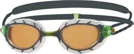 ZOGGS Predator Polarized Ultra Grey Clear Copper - Smaller Fit - Lunettes Triathlon et natation