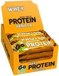 Boîte Protein Bar 20% (24x50g) - Go On Nutrition - Vanille - Barres Protéinées