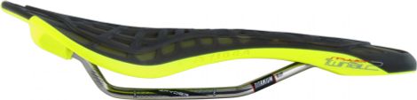 Selle Tioga Spyder TwinTail 2 Titane Noir/Jaune