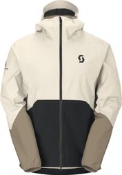 Scott Explorair Dryo 2,5-laags waterdicht jack, beige/zwart, heren