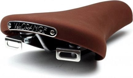 VéloOrange Microfiber Touring Saddle Wide Brown