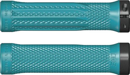 Paar OneUp Lock-On Grips Turquoise