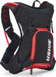 Mochila USWE MTB Hydro 3L + Bolsa de Agua 2L Negro Rojo