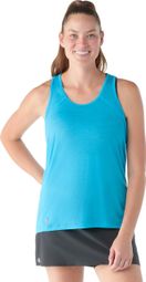 SmartWool Active Ultraliteracerback Tank T-Shirt Blau Damen