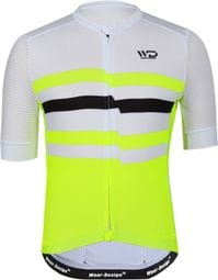 Maillot de cyclisme homme CHALLENGER blanc/jaune/noir