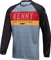 Kenny Charger Heather Long Sleeve Jersey Gray / Black