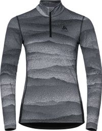 Odlo Whistler Eco 1/2 Zip Long Sleeve Jersey Black Women