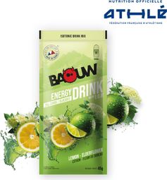 Bebida energética Baouw de limón y flor de saúco, 45 g