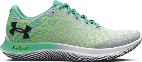 Under Armour FLOW Velociti Wind 2 White Green Yellow Running Shoes