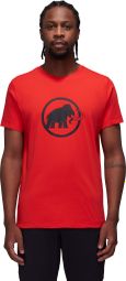 T-Shirt Short Sleeve Mammut Core Classic Red