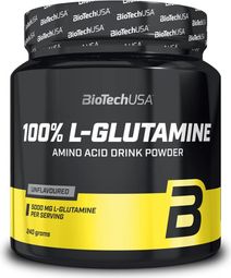 100% L-glutamine (240g) - Biotech Usa - Glutamine