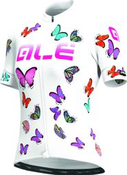 Alé Butterfly Damen Kurzarmtrikot Weiß