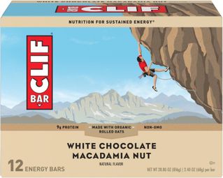 12 CLIF BAR Witte Chocolade Macadamia noten Energie repen 68g