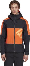 Adidas Five Ten All-Mountain Waterproof Jacket Zwart/Oranje