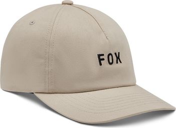 Gorra Fox Wordmark Beige