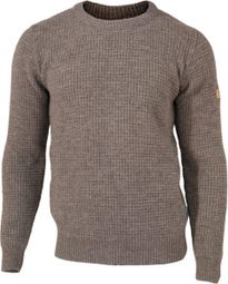 Pull Ivanhoe NLS Petal Muscade homme-100% pure laine non teinte