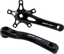 Ice Fast Rooky BMX Square Crankset Black