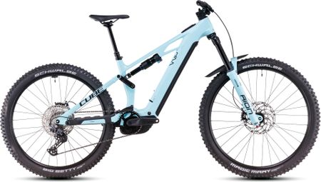 Cube Stereo Hybrid One77 HPC Race 800 Electric Full Suspension MTB Shimano Deore 12S 800 Wh 29''/27.5'' Dazzle Blue 2025