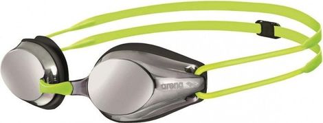 Arena TRACKS MIRROR Junior - Silver Black Fluo Yellow Unisize