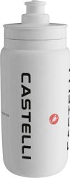 Castelli-Trinkflasche mit Logo, 550 ml, weiß