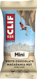 Barre Énergétique Clif Bar Mini Chocolat Blanc/Noix de Macadamia 28g