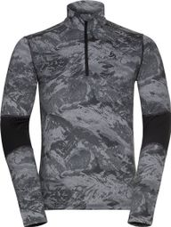 Camiseta de manga larga Odlo Whistler Eco 1/2 Zip Negra