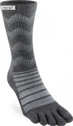 Chaussettes à orteils polyvalente Outdoor Midweight Crew Wool unisexe