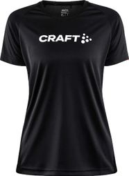 Craft Essence Logo Core Unify Women's Short Sleeve Jersey Black