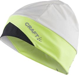 Craft ADV Lumen Fleece Unisex Reflective Beanie White Yellow