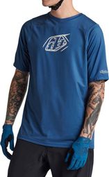 Maillot Manches Courtes Troy Lee Designs Skyline Iconic Bleu