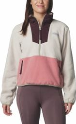 Polaire Femme Columbia Sequoia Grove 1/2 Zip Beige