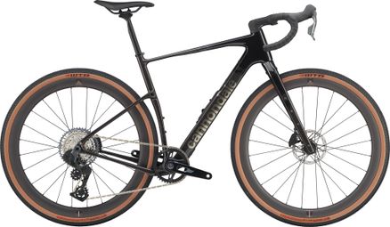 Cannondale Topstone Carbon 1 AXS Gravel Bike with SRAM Rival XPLR AXS 13-speed drivetrain, 700 mm, Black