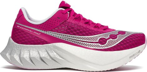 Saucony Endorphin Pro 4 Laufschuhe Pink/Weiß Damen