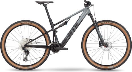 VTT Électrique Tout-Suspendu BMC Fourstroke AMP LT Three Shimano SLX 12V 360 Wh 29'' Gris Iron Noir - Produit Reconditionné